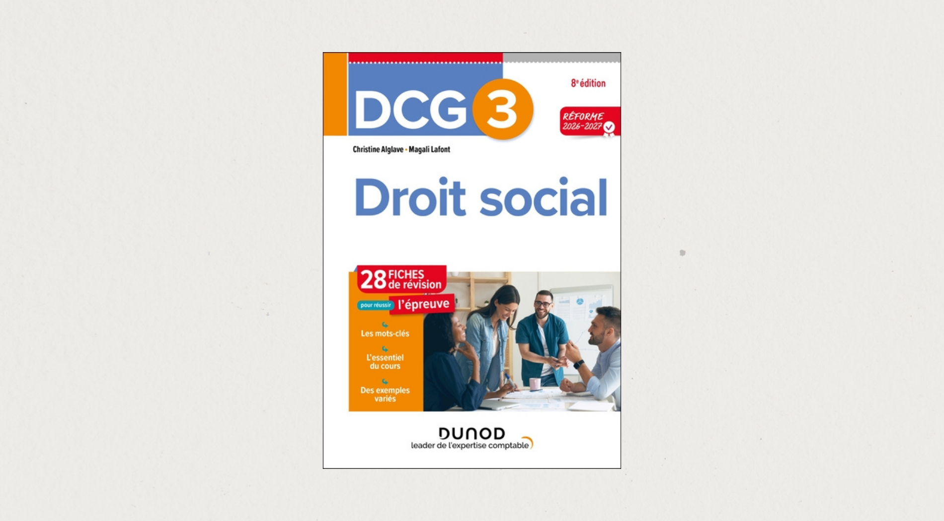 Illustration de l'article DCG 3 Droit social : 28 Fiches de révision - Réforme 2026-2027 - 8e édition